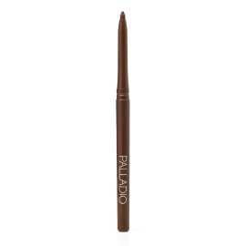 Palladio Retractable Waterproof Eyeliner, Richly Pigmented Color and Creamy, Slip Twist Up Pencil Eye Liner, Smudge Proof Long Lasting Application, All Day Wear, No Sharpener Required, Brownie Palladio Retractable Waterproof Eyeliner, Richly Pigmented Color and Creamy, Slip Twist Up Pencil Eye Liner, Smudge Proof Long Lasting Application, All Day Wear, No Sharpener Required, Brownie