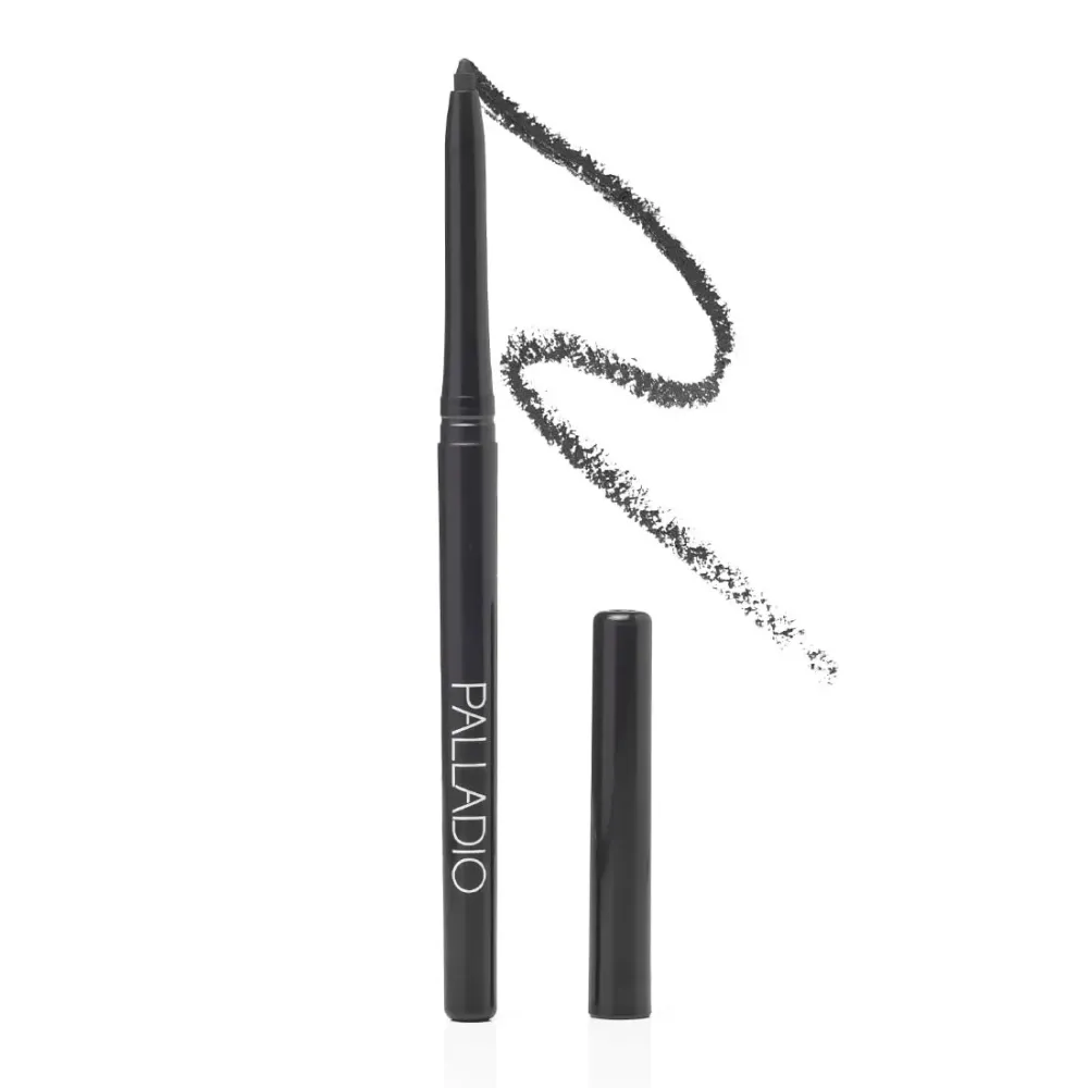Palladio Retractable Waterproof Eyeliner, Richly Pigmented Color and Creamy, Slip Twist Up Pencil Eye Liner, Smudge Proof Long Lasting Application, All Day Wear, No Sharpener Required, Smokey Palladio Retractable Waterproof Eyeliner, Richly Pigmented Color and Creamy, Slip Twist Up Pencil Eye Liner, Smudge Proof Long Lasting Application, All Day Wear, No Sharpener Required, Smokey