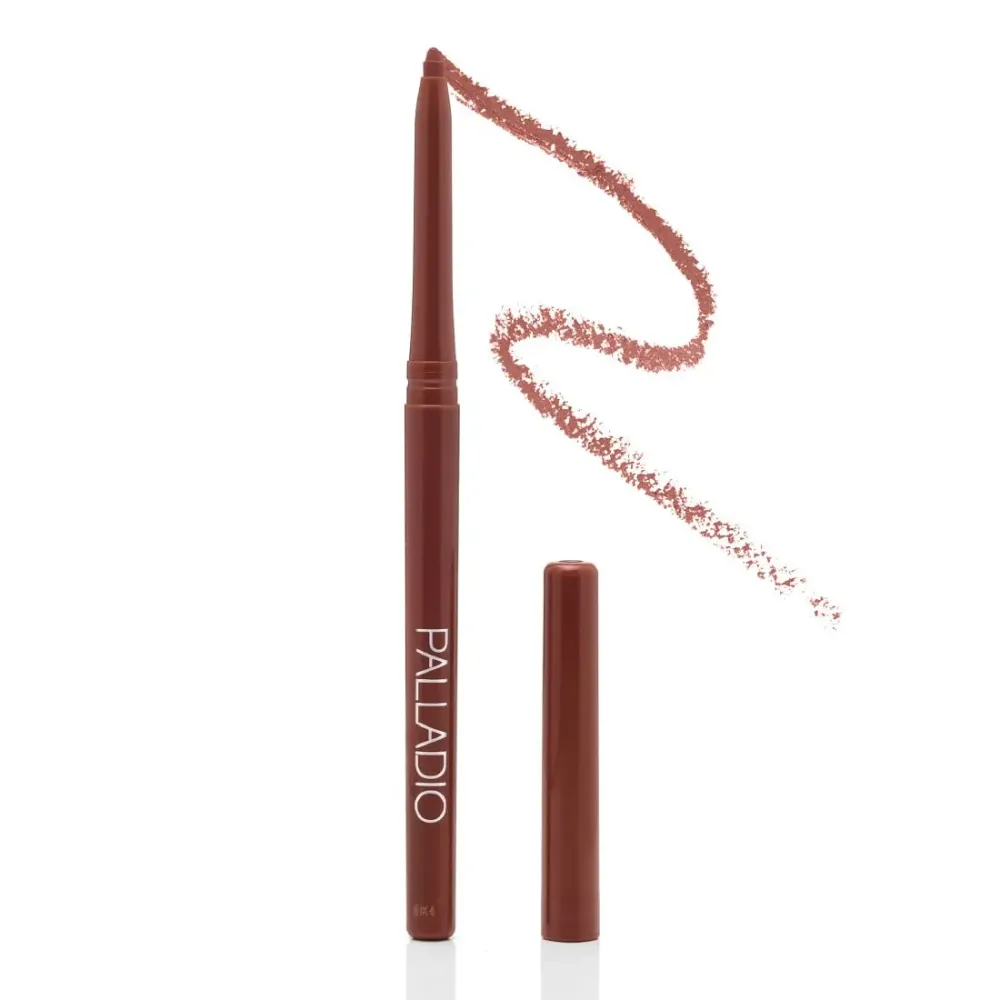 Palladio Retractable Waterproof Lip Liner High Pigmented and Creamy Color Slim Twist Up Smudge Proof Formula with Long Lasting All Day Wear No Sharpener Required, Sand, 1 Count Palladio Retractable Waterproof Lip Liner High Pigmented and Creamy Color Slim Twist Up Smudge Proof Formula with Long Lasting All Day Wear No Sharpener Required, Sand, 1 Count