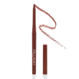 Palladio Retractable Waterproof Lip Liner High Pigmented and Creamy Color Slim Twist Up Smudge Proof Formula with Long Lasting All Day Wear No Sharpener Required, Sand, 1 Count