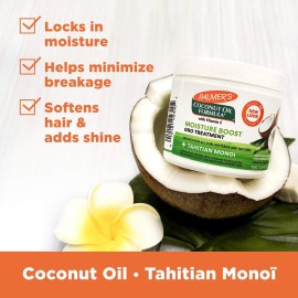 Palmer\'s Coconut Oil Formula Moisture Gro Hairdress Hair Cream, Restorative Leave In Conditioner to Minimize Breakage and Add Shine, 5.25 Ounce Jar Palmer\'s Coconut Oil Formula Moisture Gro Hairdress Hair Cream, Restorative Leave In Conditioner to Minimize Breakage and Add Shine, 5.25 Ounce Jar