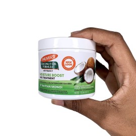 Palmer\'s Coconut Oil Formula Moisture Gro Hairdress Hair Cream, Restorative Leave In Conditioner to Minimize Breakage and Add Shine, 5.25 Ounce Jar Palmer\'s Coconut Oil Formula Moisture Gro Hairdress Hair Cream, Restorative Leave In Conditioner to Minimize Breakage and Add Shine, 5.25 Ounce Jar