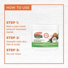 Palmer\'s Coconut Oil Formula Moisture Gro Hairdress Hair Cream, Restorative Leave In Conditioner to Minimize Breakage and Add Shine, 5.25 Ounce Jar Palmer\'s Coconut Oil Formula Moisture Gro Hairdress Hair Cream, Restorative Leave In Conditioner to Minimize Breakage and Add Shine, 5.25 Ounce Jar