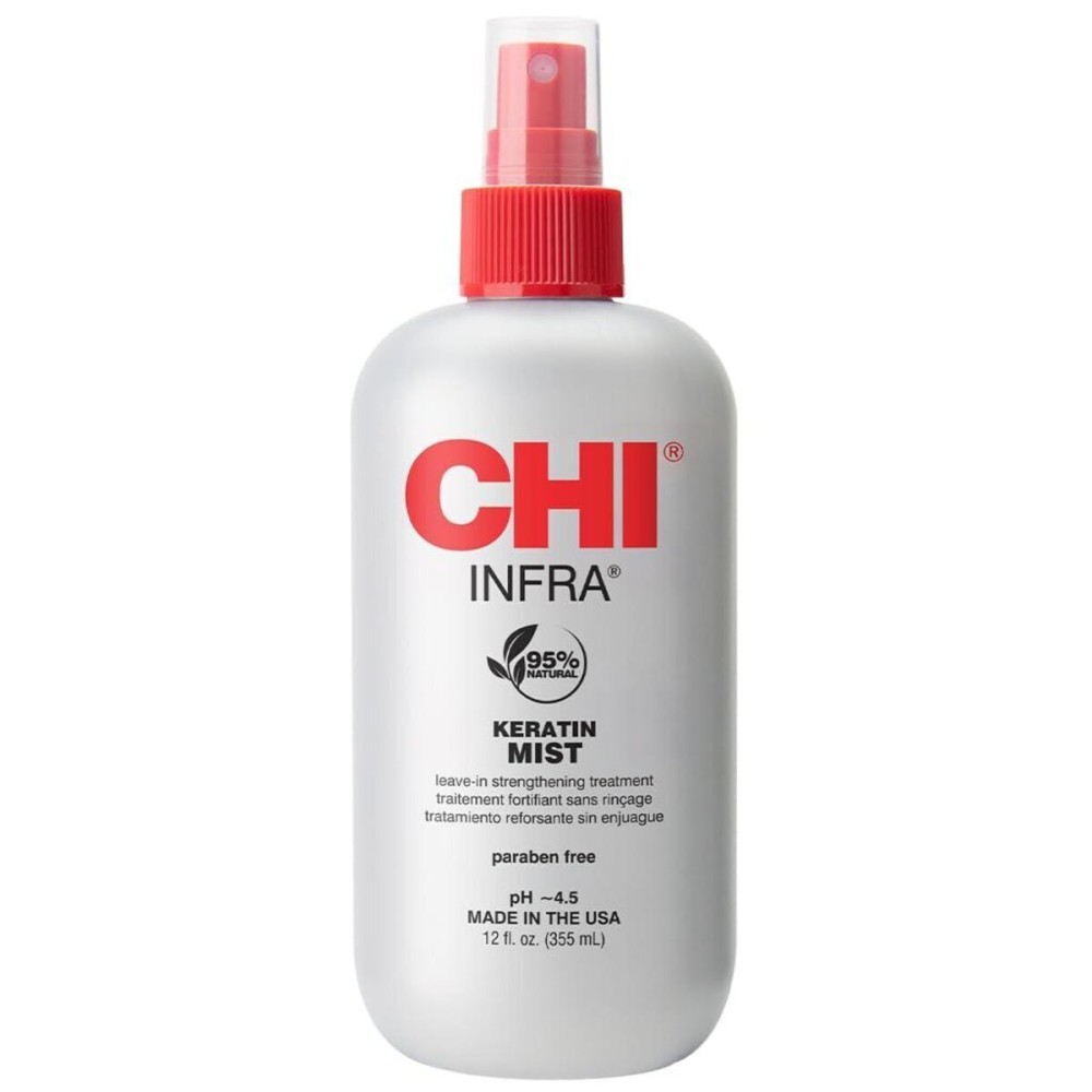 CHI Keratin Mist, Strengthening Hair Spray For Restoring Softness & Protecting Against Heat Damage, Paraben-free, 12 Oz CHI Keratin Mist, Strengthening Hair Spray For Restoring Softness & Protecting Against Heat Damage, Paraben-free, 12 Oz