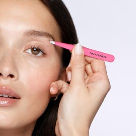 Tweezerman Stainless Steel Slant Tweezer - Eyebrow Tweezers for Women and Men (Neon Pink) Tweezerman Stainless Steel Slant Tweezer - Eyebrow Tweezers for Women and Men (Neon Pink)