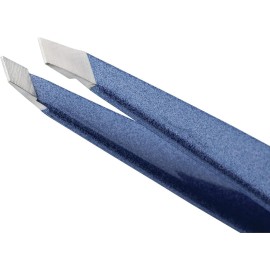 Tweezerman Stainless Steel Slant Tweezer - Eyebrow Tweezers for Women and Men (Sky Blue) Tweezerman Stainless Steel Slant Tweezer - Eyebrow Tweezers for Women and Men (Sky Blue)