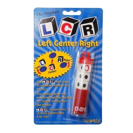LCR - Left Center Right Dice Game - Random Color, 3 Players LCR - Left Center Right Dice Game - Random Color, 3 Players