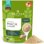 Navitas Organics Maca Powder - 100% Gelatinized Peruvian Maca for Smoothies, Lattes, Baking & More - Energize & Balance - USDA Organic, Non GMO, Vegan, Gluten Free (16oz. Bag, 180 Servings, 2-Pack)