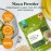 Navitas Organics Maca Powder - 100% Gelatinized Peruvian Maca for Smoothies, Lattes, Baking & More - Energize & Balance - USDA Organic, Non GMO, Vegan, Gluten Free (16oz. Bag, 180 Servings, 2-Pack)