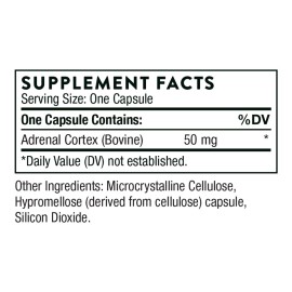 THORNE Adrenal Cortex - Supplement for Cortisol Management - Support Healthy Adrenal Gland Function, Immune System, Stress Management, Fatigue & Metabolism* - 60 Capsules THORNE Adrenal Cortex - Supplement for Cortisol Management - Support Healthy Adrenal Gland Function, Immune System, Stress Management, Fatigue & Metabolism* - 60 Capsules