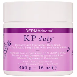 DERMAdoctor KP Bump Eraser Body Scrub Dermatologist Formulated Exfoliant | Keratosis Pilaris Treatment For Dry And Bumpy Skin 10% AHAs + PHAs - 16 fl oz