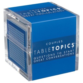 TableTopics Couples Conversation Cards for Romantic Partners with 135 Questions for Date Nights & Intimate Talks, Unique Gift for Anniversaries