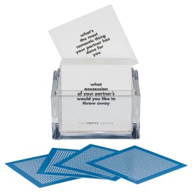 TableTopics Couples Conversation Cards for Romantic Partners with 135 Questions for Date Nights & Intimate Talks, Unique Gift for Anniversaries