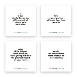 TableTopics Couples Conversation Cards for Romantic Partners with 135 Questions for Date Nights & Intimate Talks, Unique Gift for Anniversaries