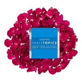 TableTopics Couples Conversation Cards for Romantic Partners with 135 Questions for Date Nights & Intimate Talks, Unique Gift for Anniversaries