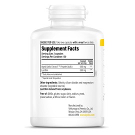 Kyolic Aged Garlic Extract Formula 104 Cholesterol Health, 300 Capsules (Packaging May Vary)