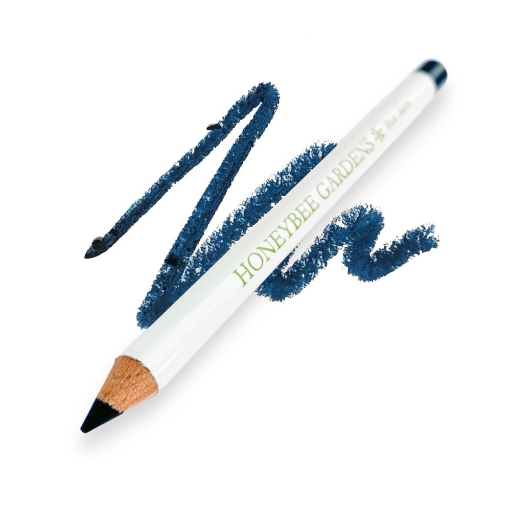 Honeybee Gardens Effortless Eye Liner Pencil in Blue Jeans, Rich Pigmentation, Smooth, Long-Wearing, Vegan, Gluten-Free Honeybee Gardens Effortless Eye Liner Pencil in Blue Jeans, Rich Pigmentation, Smooth, Long-Wearing, Vegan, Gluten-Free