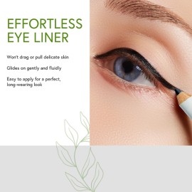 Honeybee Gardens Effortless Eye Liner Pencil in Blue Jeans, Rich Pigmentation, Smooth, Long-Wearing, Vegan, Gluten-Free Honeybee Gardens Effortless Eye Liner Pencil in Blue Jeans, Rich Pigmentation, Smooth, Long-Wearing, Vegan, Gluten-Free