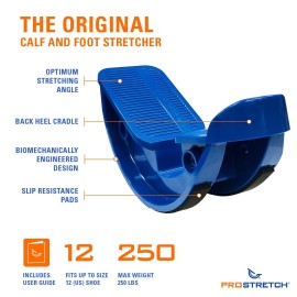 ProStretch the Original Calf Stretcher and Foot Rocker for Plantar Fasciitis, Achilles Tendonitis and Tight Calves, Made in the USA