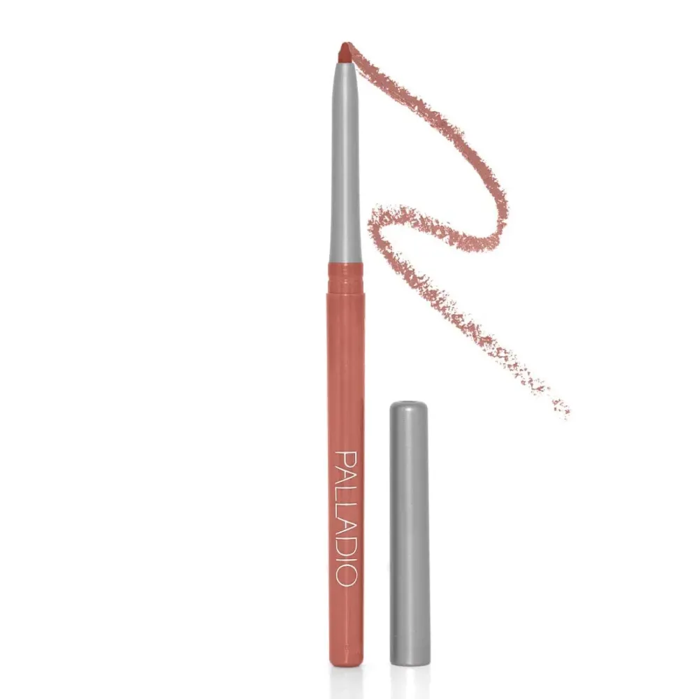 Palladio Retractable Waterproof Lip Liner High Pigmented and Creamy Color Slim Twist Up Smudge Proof Formula with Long Lasting All Day Wear No Sharpener Required, Nearly Nude Palladio Retractable Waterproof Lip Liner High Pigmented and Creamy Color Slim Twist Up Smudge Proof Formula with Long Lasting All Day Wear No Sharpener Required, Nearly Nude