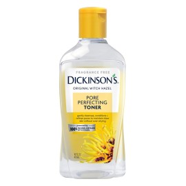 Dickinson\'s Original Witch Hazel Pore Perfecting Toner, 100% Natural, 16 Ounce Fragrance free