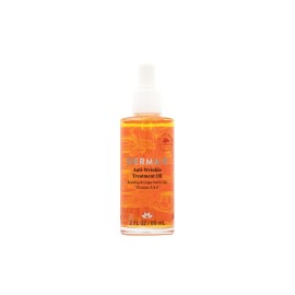 DERMA E Anti-Wrinkle Treatment Oil - Anti-Aging Face Oil with Vitamin A and Vitamin E - Fragrance Free Face and Neck Moisturizer for Youthful, Vibrant Skin, 2 oz