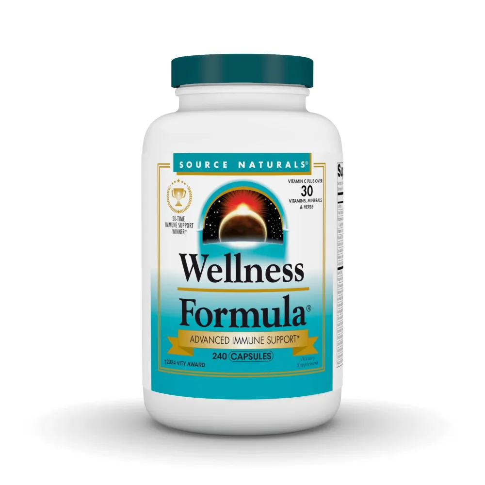 Source Naturals Wellness Formula Bio-Aligned Vitamins & Herbal Defense Advanced Immune Support* - Dietary Supplement & Immunity Booster - 240 Capsules Source Naturals Wellness Formula Bio-Aligned Vitamins & Herbal Defense Advanced Immune Support* - Dietary Supplement & Immunity Booster - 240 Capsules