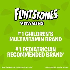 Flintstones Chewable Kids Vitamins with Iron, Multivitamin for Kids & Toddlers with Vitamin D, Vitamin C & more, 60 Count (Pack of 1) Flintstones Chewable Kids Vitamins with Iron, Multivitamin for Kids & Toddlers with Vitamin D, Vitamin C & more, 60 Count (Pack of 1)
