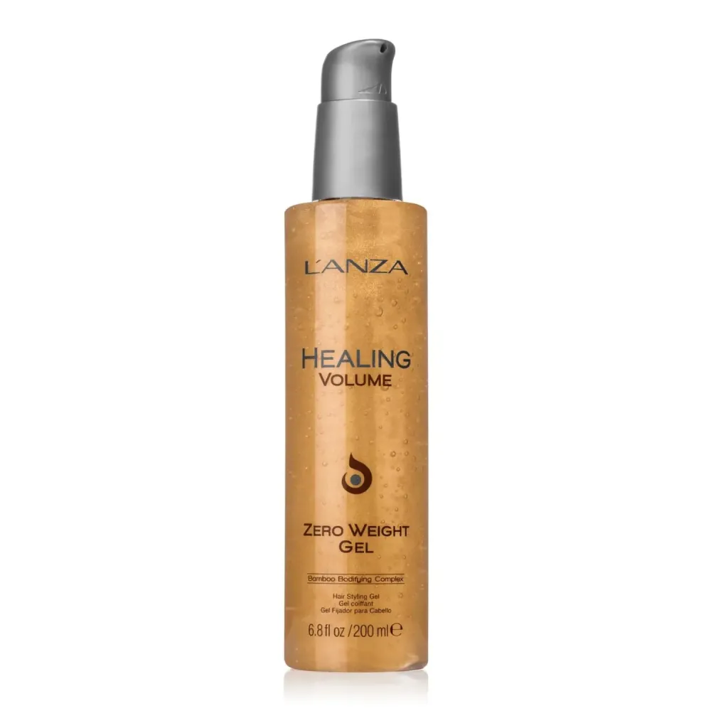 L\'ANZA Healing Volume Zero Weight Gel, Extra Hold Hair Gel Dramatically Boosts Shine, Volume, and Thickness of Fine Flat Hair, And Styling Gel For Edge Control, Braiding & Hair Styling (6.8 Fl Oz) L\'ANZA Healing Volume Zero Weight Gel, Extra Hold Hair Gel Dramatically Boosts Shine, Volume, and Thickness of Fine Flat Hair, And Styling Gel For Edge Control, Braiding & Hair Styling (6.8 Fl Oz)