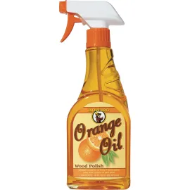 Howard Products Orange Oil Wood Furniture Polish - Revitalize Surfaces with Effective Wood Polish and Cleaner - 16 oz Bottle
