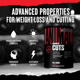 Animal Cuts Thermogenic Fat Burner - Weight Loss Pills for Women and Men for Metabolism, Energy, Focus, and Nootropic Brain Support with Ketones Appetite Suppressant Diet Pills, 42 Packs Animal Cuts Thermogenic Fat Burner - Weight Loss Pills for Women and Men for Metabolism, Energy, Focus, and Nootropic Brain Support with Ketones Appetite Suppressant Diet Pills, 42 Packs