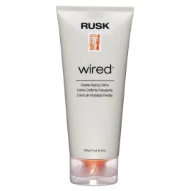RUSK Designer Collection Wired Flexible Styling Creme, Lifts, Shines, and Creates Soft, Gravity-Defying Body, 6 oz