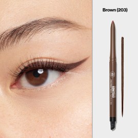 Revlon ColorStay Pencil Waterproof Eyeliner, Smudge-Proof, Eye Makeup with Built-In Sharpener, Packaging May Vary, 203 Brown, 0.01 oz Revlon ColorStay Pencil Waterproof Eyeliner, Smudge-Proof, Eye Makeup with Built-In Sharpener, Packaging May Vary, 203 Brown, 0.01 oz