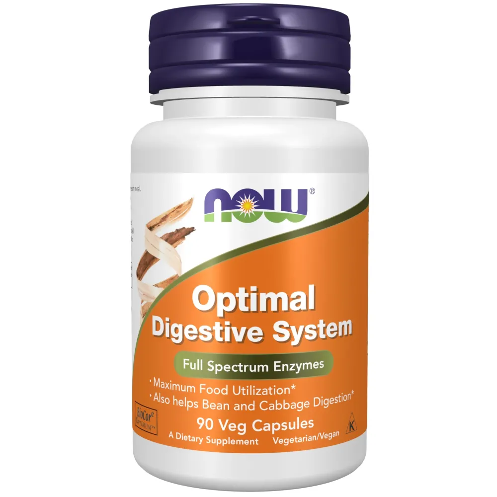 NOW Foods Supplements, Optimal Digestive System, Full Spectrum Enzymes, 90 Veg Capsules NOW Foods Supplements, Optimal Digestive System, Full Spectrum Enzymes, 90 Veg Capsules