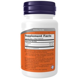NOW Foods Supplements, L-Theanine 200 mg with Inositol, Stress Management*, 60 Veg Capsules NOW Foods Supplements, L-Theanine 200 mg with Inositol, Stress Management*, 60 Veg Capsules