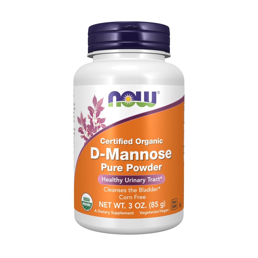 NOW Supplements, D-Mannose Powder for Immune Support, Non-GMO Project Verified, Healthy Urinary Tract*, 3-Ounce NOW Supplements, D-Mannose Powder for Immune Support, Non-GMO Project Verified, Healthy Urinary Tract*, 3-Ounce