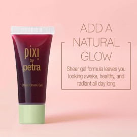 Pixi Sheer Cheek Gel - Flushed | Gel Blush For A Sheer Flush Of Colour | Oil-Free & Fragrance-Free Hydrating Liquid Blush | 0.45 Fl Oz