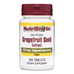 NutriBiotic - Grapefruit Seed Extract Tablets 125mg, 100 Count | Premium Grade GSE with Bioflavonoids | Potent Immune & Overall Health Support | Easy to Swallow | Vegan, Gluten Free, Non-GMO