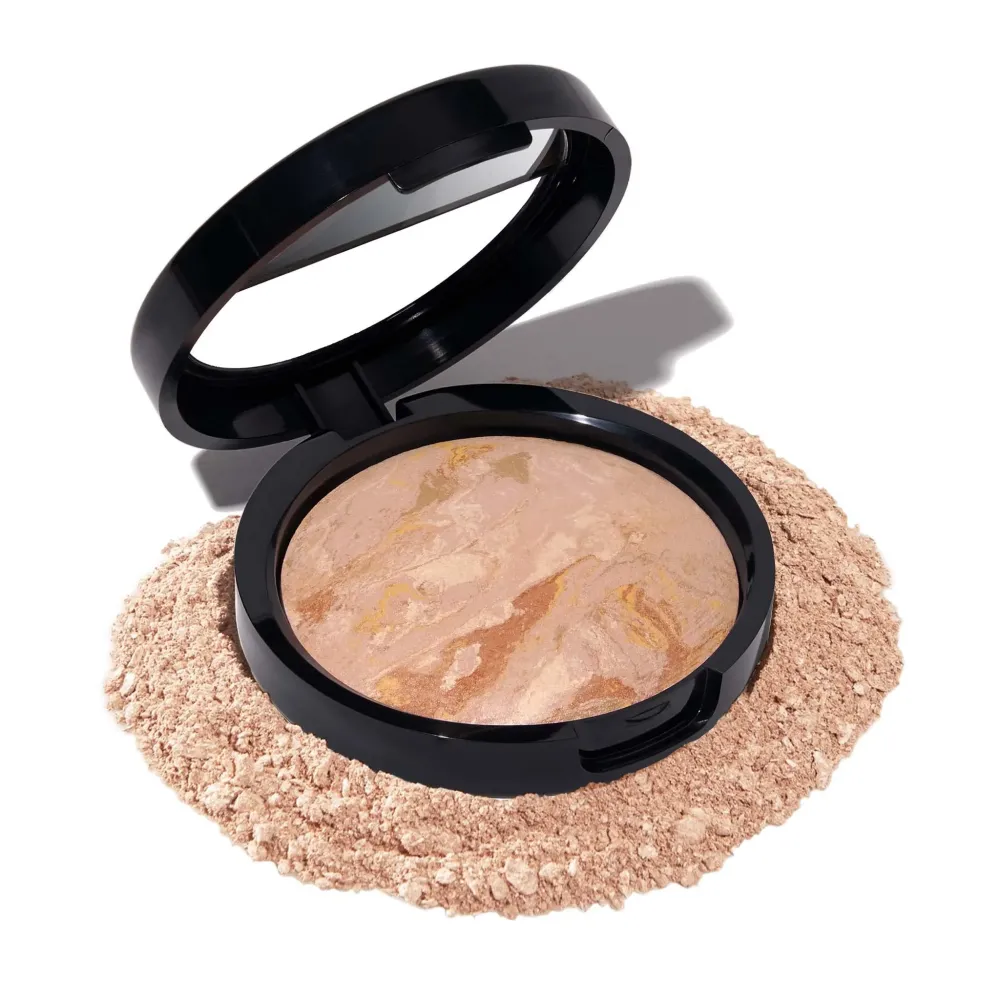 LAURA GELLER NEW YORK Award-Winning Baked Balance-n-Brighten Color Correcting Powder Foundation - Fair - Buildable Light to Medium Coverage - Demi-Matte Natural Finish LAURA GELLER NEW YORK Award-Winning Baked Balance-n-Brighten Color Correcting Powder Foundation - Fair - Buildable Light to Medium Coverage - Demi-Matte Natural Finish