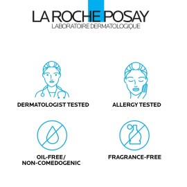 La Roche-Posay Toleriane Dermo Facial Cleanser for Face & Eyes, Gentle Face Wash and Makeup Remover, Milky Texture, Fragrance Free, Preservative Free