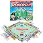 Monopoly The Mega Edition by Winning Moves Games USA, a Bigger and Faster Version of Monopoly with The Speed Die for 2 to 8 Players, Ages 8 and up (1104)