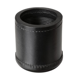 WE Games Professional Handmade Black Leather Dice Cup Set, Comes with 5 Standard Game Dice & Cloth Bag, Dice Roller for Liars Dice Farkle & Board Games, Durable Stitched Dice Cups WE Games Professional Handmade Black Leather Dice Cup Set, Comes with 5 Standard Game Dice & Cloth Bag, Dice Roller for Liars Dice Farkle & Board Games, Durable Stitched Dice Cups