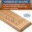 WE Games Classic Cribbage Board Set, 2 Track Solid Wood Board with Metal Pegs, Family Games, Living Room Decor, Travel Games, Outdoor Games
