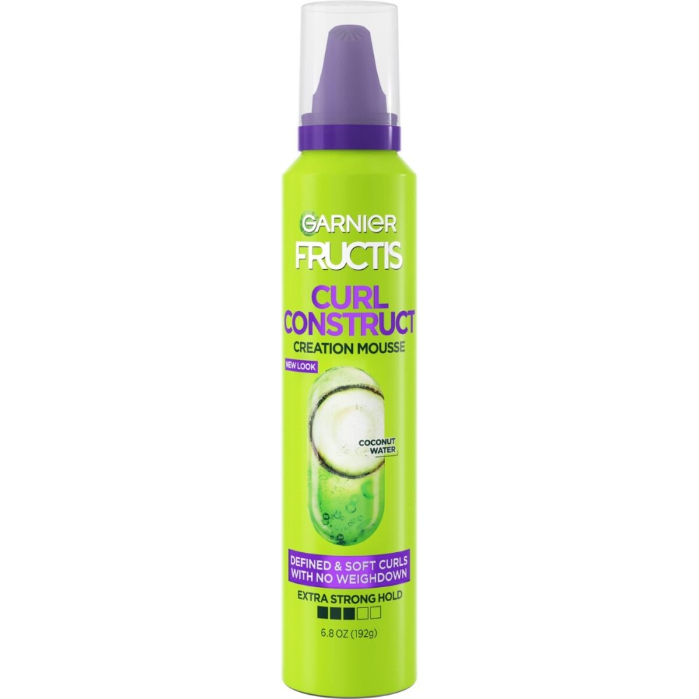 Garnier Fructis Style Curl Construct Creation Mousse, 6.8 Oz, 1 Count (Packaging May Vary) Garnier Fructis Style Curl Construct Creation Mousse, 6.8 Oz, 1 Count (Packaging May Vary)