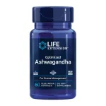 Life Extension Optimized Ashwagandha - Stress Management Supplement for a Healthy Stress Response, Focus, Memory, Stress Relief - Vegetarian, Gluten-Free, Non-GMO, 60 Capsules