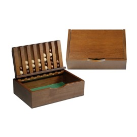 WE Games Wood Captain\'s Mistress (4-in-a-Row) Connect Game