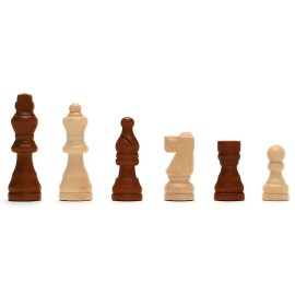 Classic Chess Set - Walnut Wood Board 12 in Classic Chess Set - Walnut Wood Board 12 in