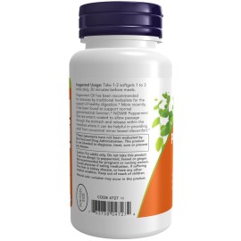 NOW Foods Supplements, Peppermint Gels with Ginger & Fennel Oils, Enteric Coated, Digestive Support*, 90 Softgels NOW Foods Supplements, Peppermint Gels with Ginger & Fennel Oils, Enteric Coated, Digestive Support*, 90 Softgels