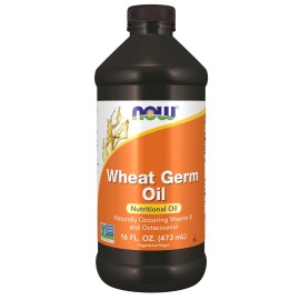 NOW Foods Supplements, Wheat Germ Oil with Essential Fatty Acids (EFAs), Nutritional Oil, 16-Ounce