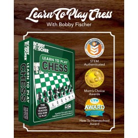 Bobby Fischer Learn to Play Chess Set Board Game Bobby Fischer Learn to Play Chess Set Board Game